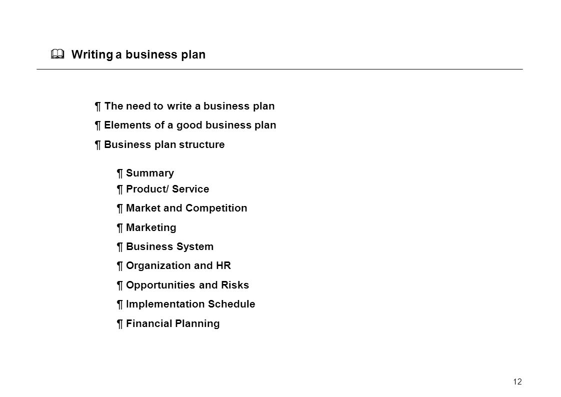 I need help for business plan